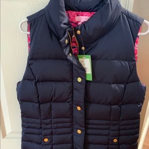 Lilly Pulitzer puffer vest! NWT